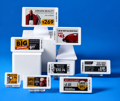 Kaj lahko prikazujejo elektronske cenovke v trgovini?